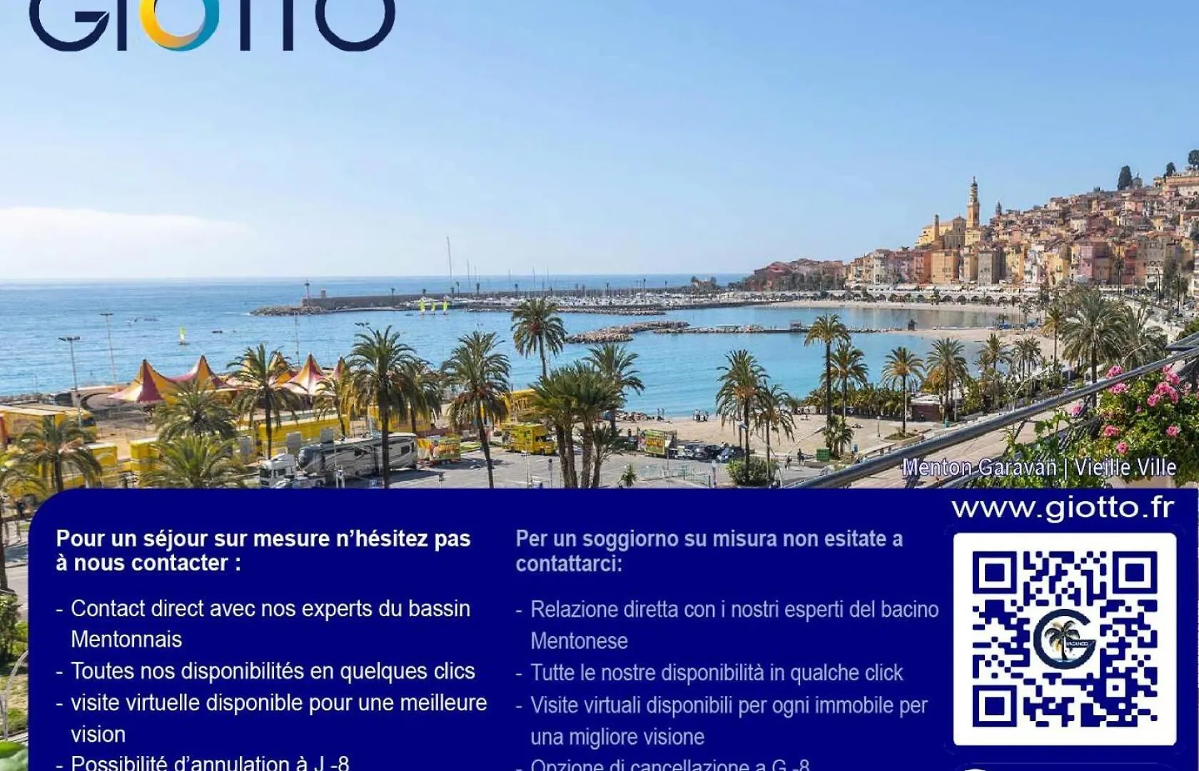 Appartement Residence Le Saint Georges - Giotto - Studio Dernier Etage Avec Terrasse Parking Mae-9664 Menton